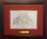 The_Pike_House_EZ framed mahogany 
 personalized with name on print (c)2024 ROBERTDUFF SR